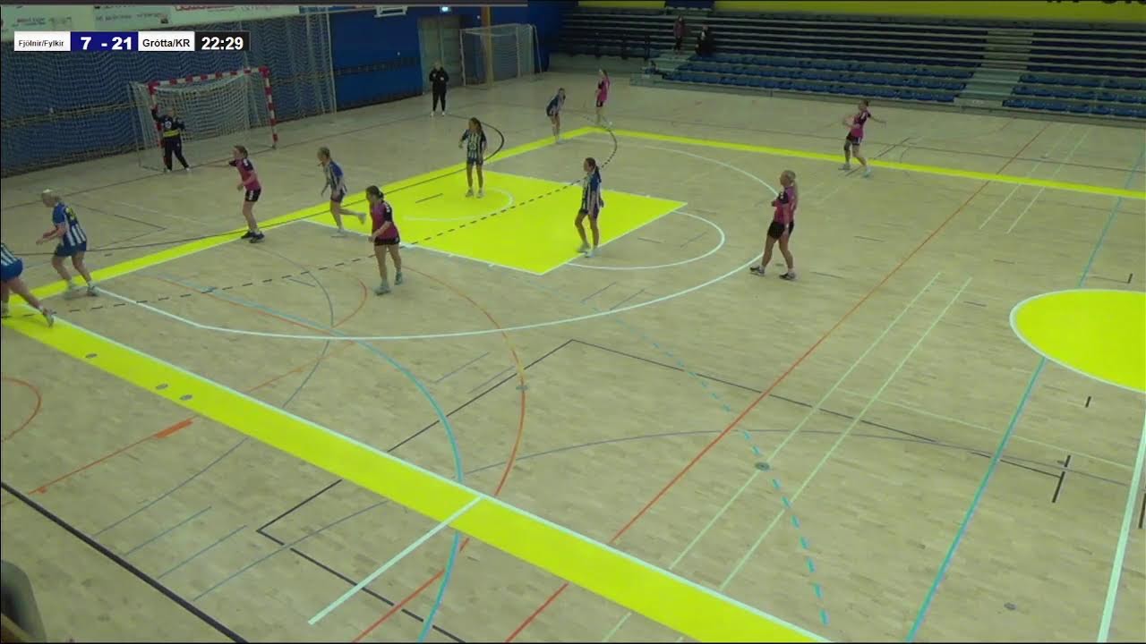 Fj&ouml;lnir/Fylkir- Gr&oacute;tta/KR, 4. fl. kvk | Fj&ouml;lnirTV Handbolti