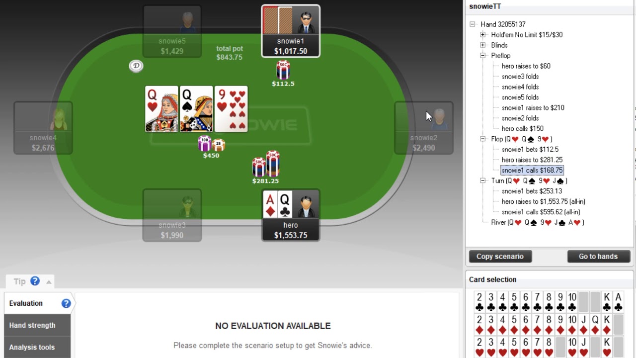 Mano con pokersnowie curiosa
