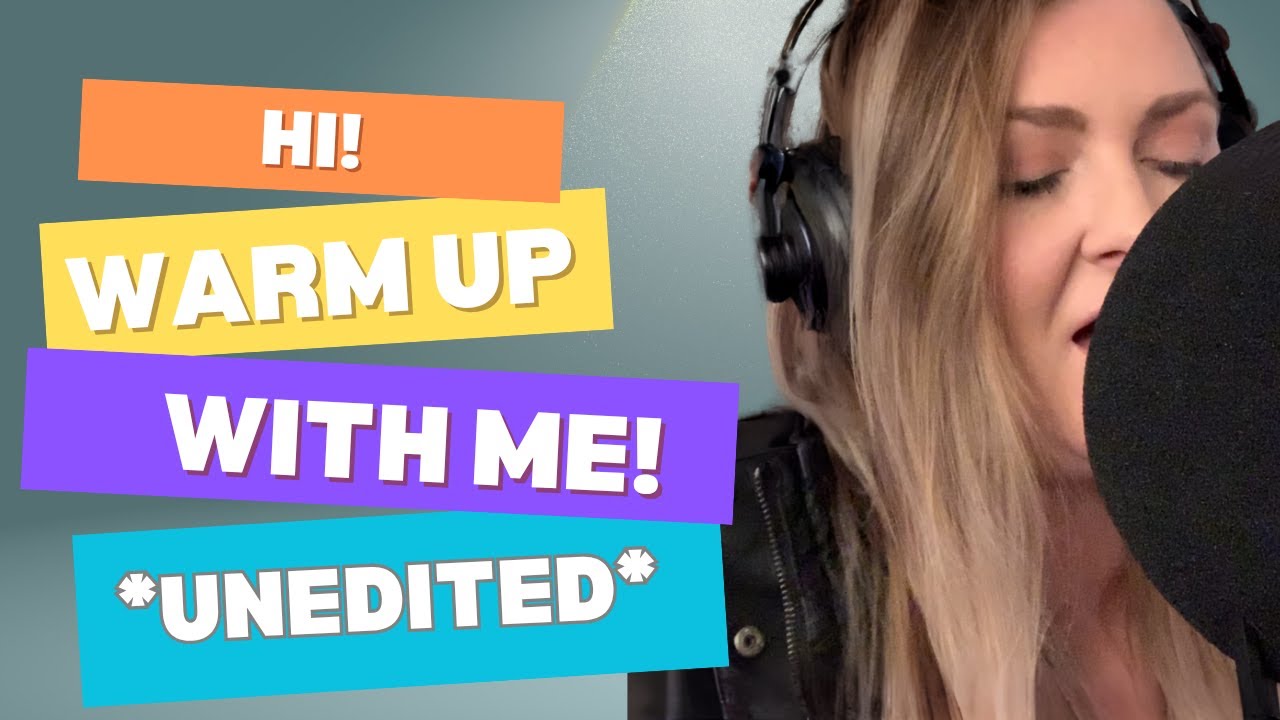 Warm up with me! Straw phonation, *new* nasal resistance, mix exercise, belt and more!