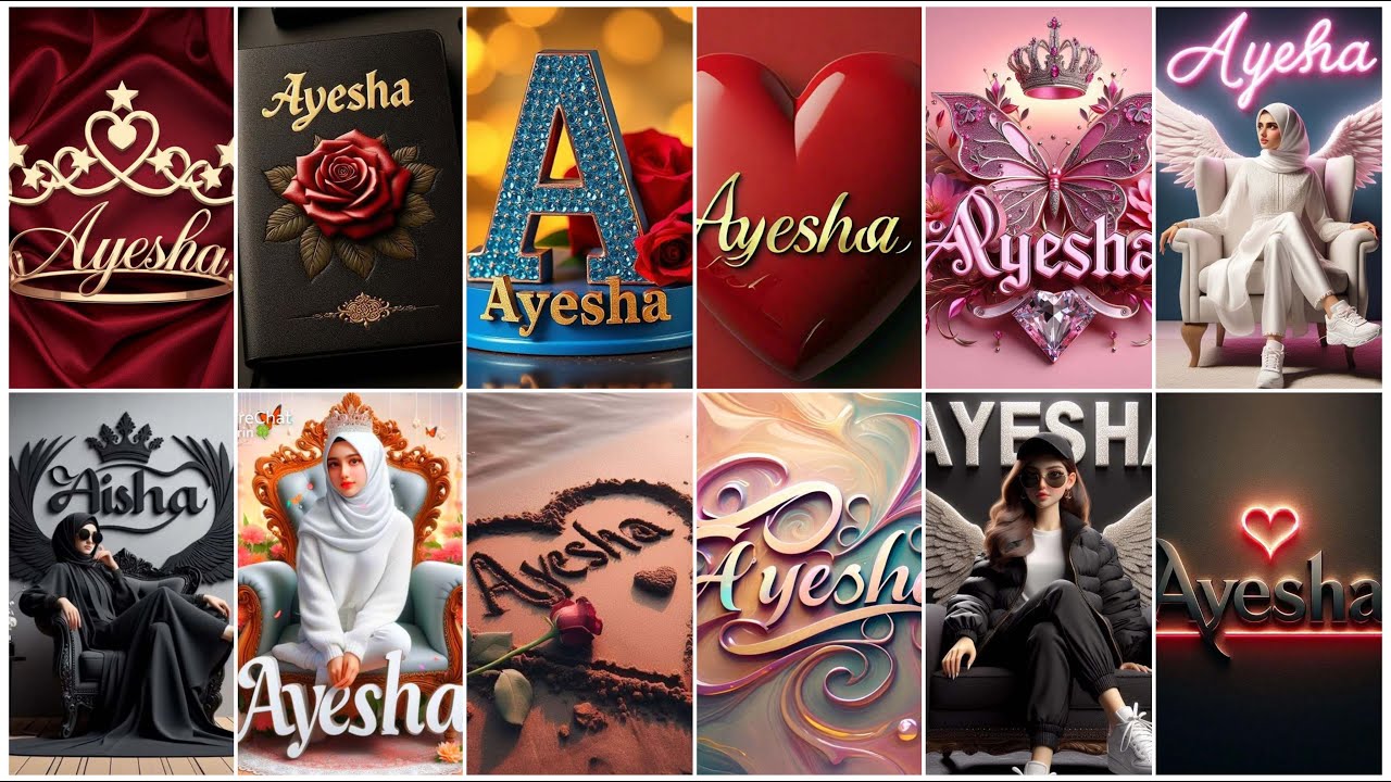 Ayesha Name Whatsapp Dp images❤️ Ayesha Name Dpz // Ayesha Name Profile Pictures