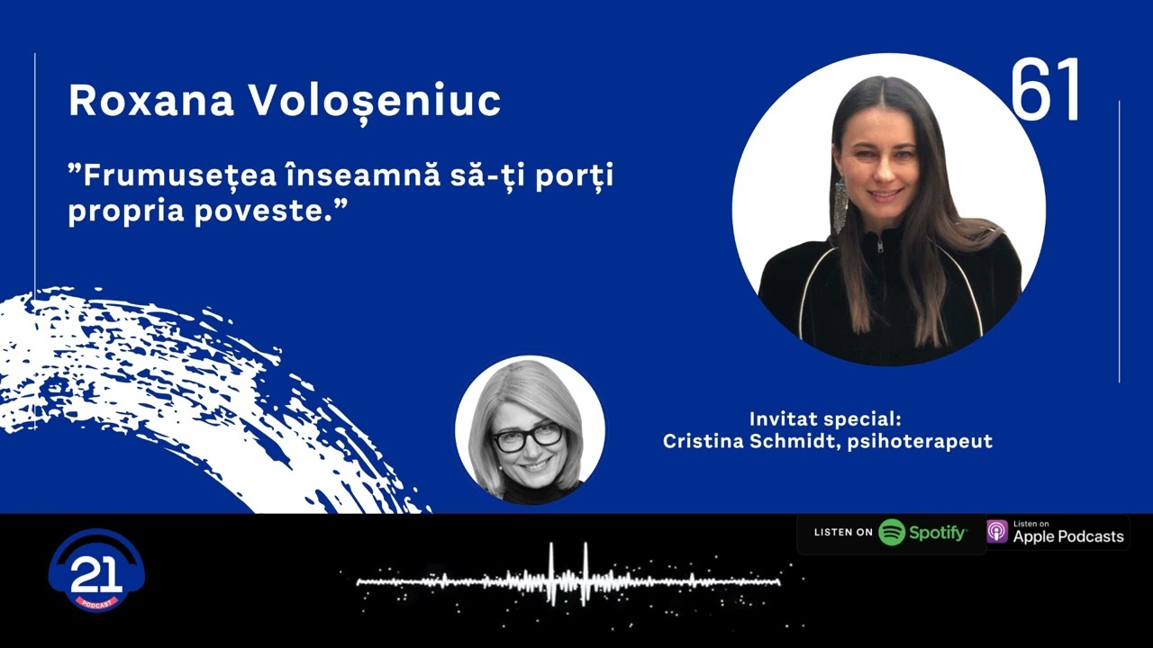 Roxana Voloșeniuc: „Destinul trebuie să te găsească în mișcare.” | 21 Podcast 61