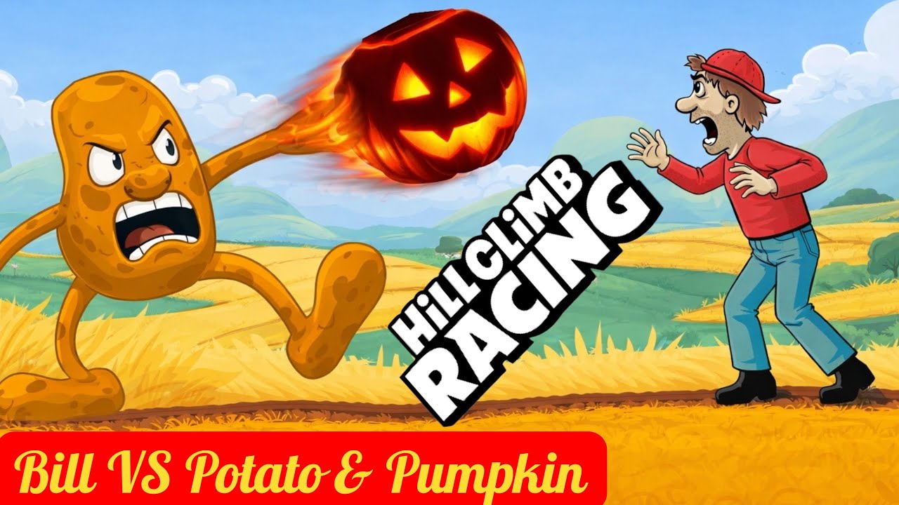 All Stupidity You Can Do With Potato & Pumpkin.Hill Climb Racing. @gaming_enemy 
