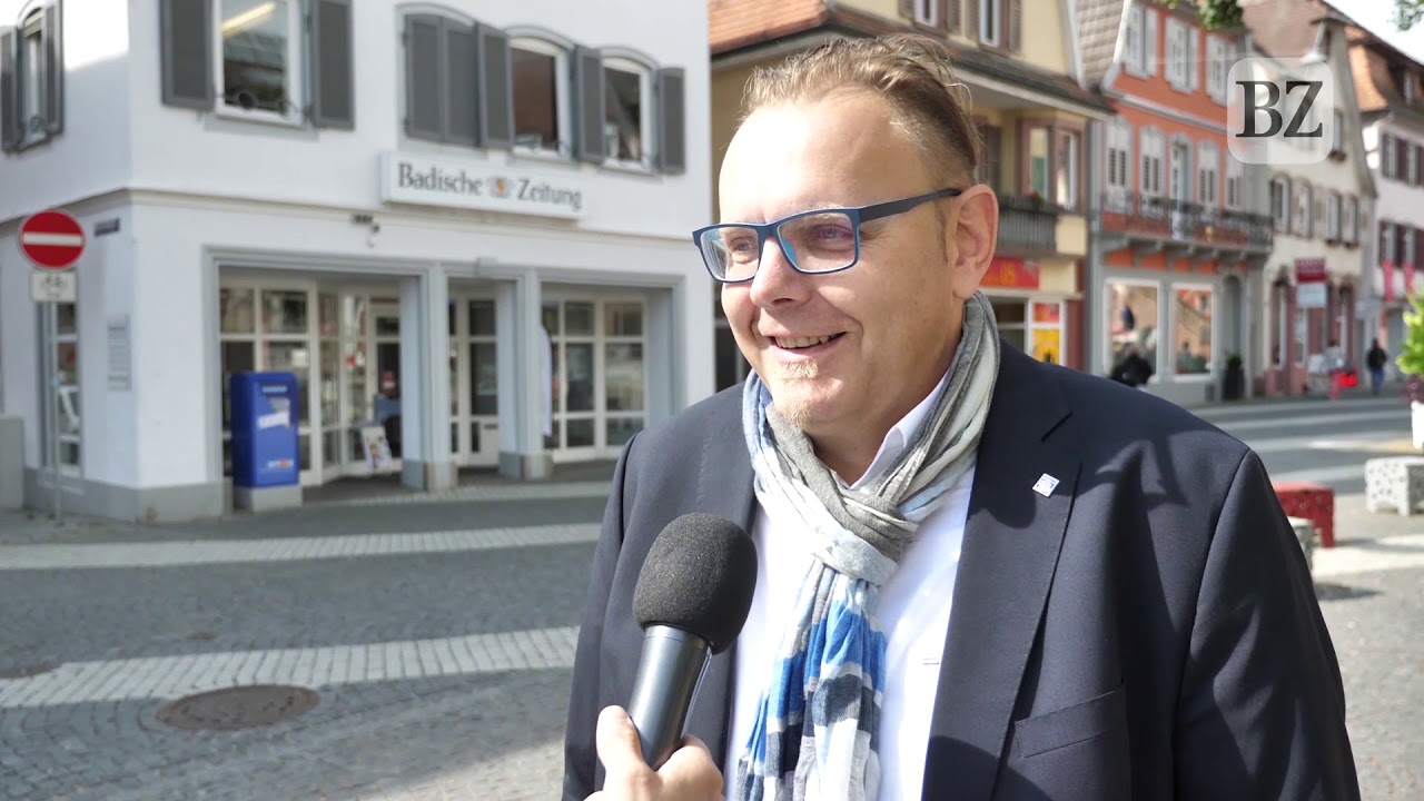 OB-Wahl in Lahr: Kandidat Guido Schöneboom stellt sich dem BZ-Fragenwirbel