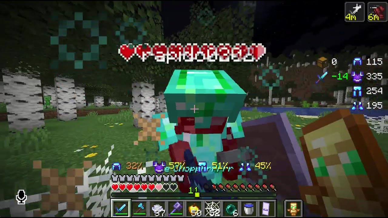 Gaining hearts on the Sky Smp