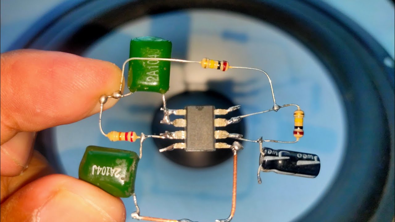 JRC 4558D low pass filter//paano gumawa Ng purong kalabog lang