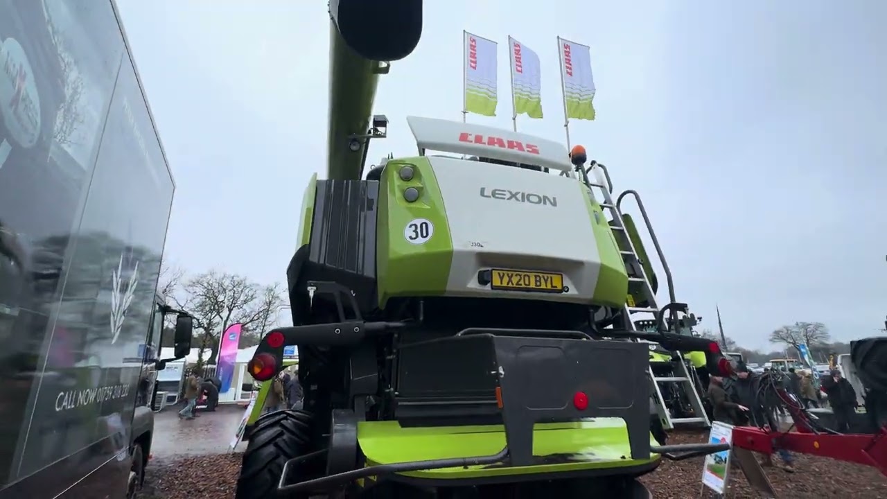 2026 CLAAS combined harvester, YORK agricultural show February 2026