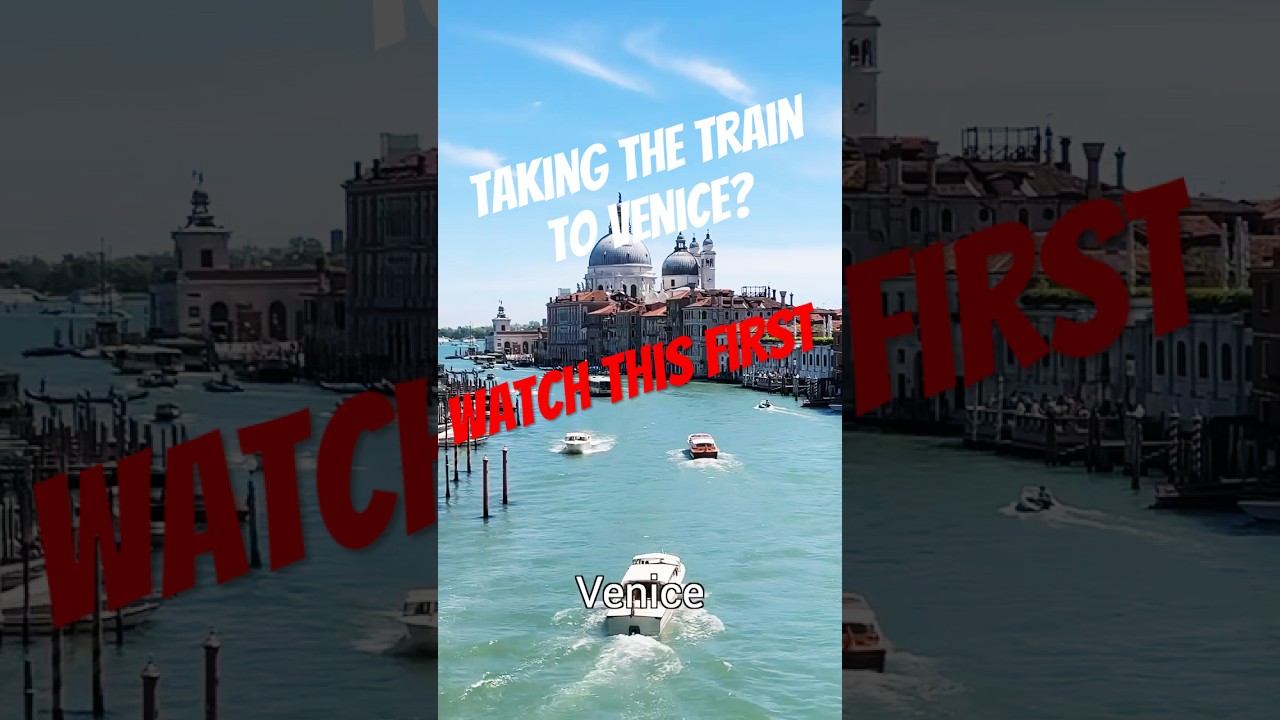 Taking the train to Venice Italy #italytravel #travel #venice #veniceitaly