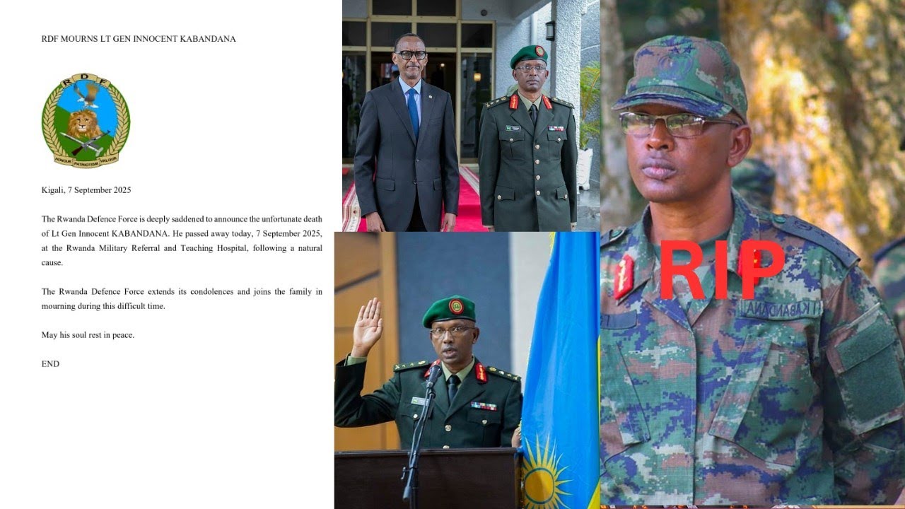 LT GEN KABANDANA WA RDF APFUYE YARI INDWANYI YAHABUYE IBYIHEBE😭UMVA UKO ASOBANURA URUGENDO YANYUZEMO