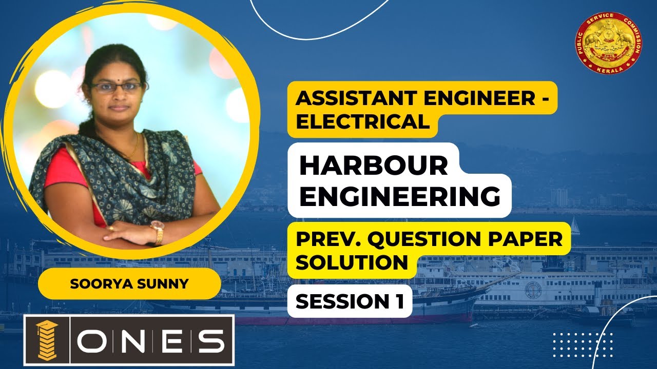 Asst. Engineer - Electrical | Harbour Engineering | Prev. Question Paper Solution | Session 1