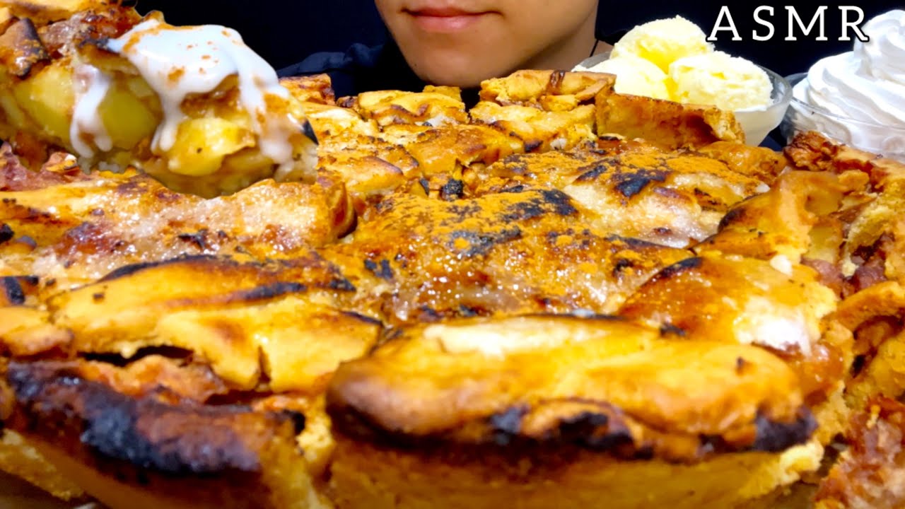 【咀嚼音】クイニーアマンアップルパイ！Apple pie！ /ASMR/EatingSounds/Mukbang/먹방