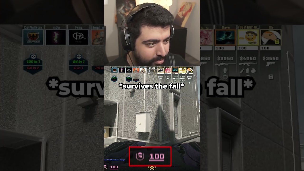 no fall damage glitch in CS2 #cs2 #csgo