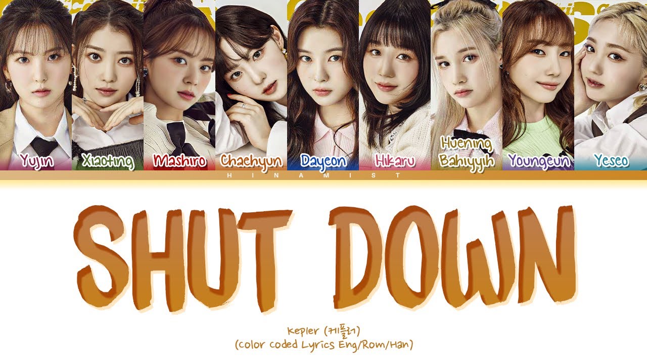 [KCON THAILAND 2023] Kep1er (케플러) 'Shut Down' (Original: BLACKPINK)' Lyrics (Color Coded Lyrics)