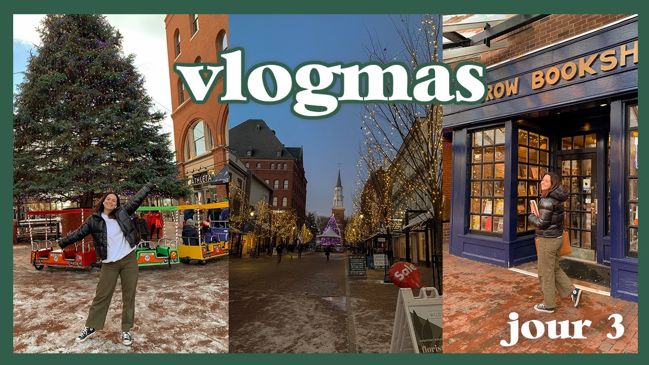 VLOGMAS 3 : WEEKEND GETAWAY AU VERMONT + HAUL. 🎁🎄