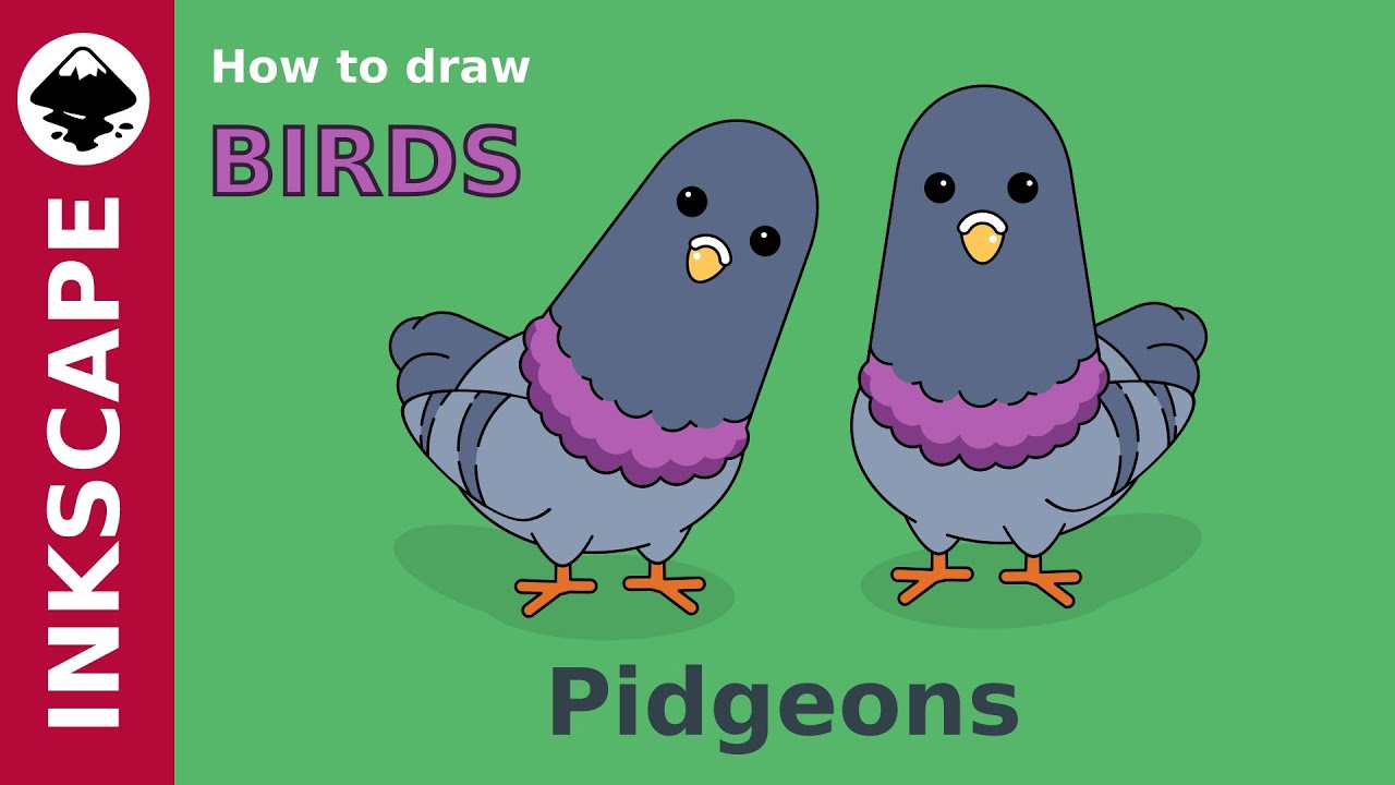 Inkscape Tutorial: How to draw a bird [2022]