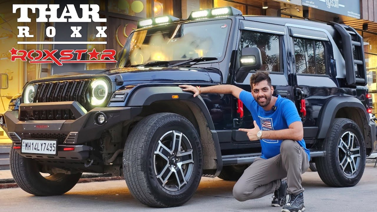 BEST MODIFIED THAR ROXX IN TOWN WITH ROXSTAR BUMPER & WALNUT LOUNGE INTERIOR..!!