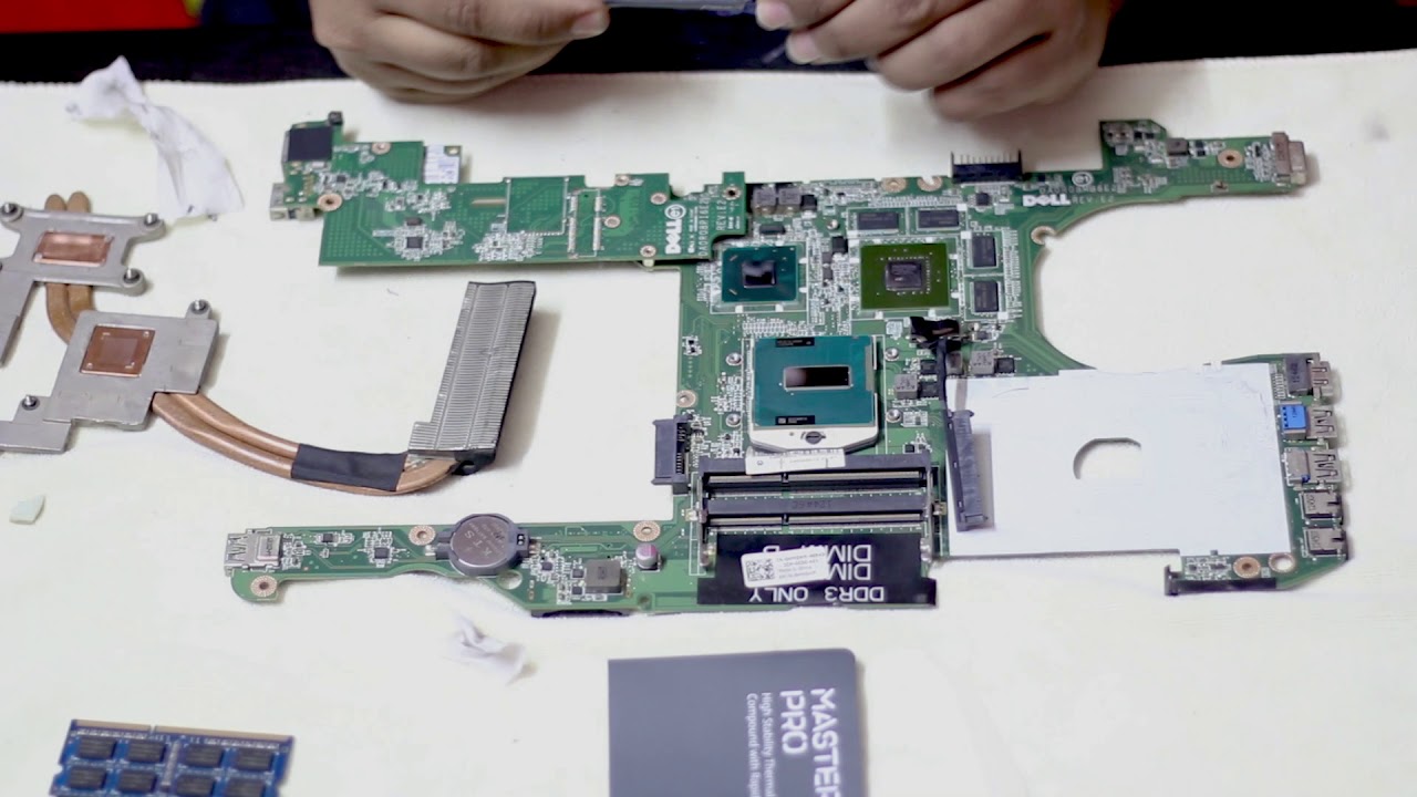 How to disassemble Dell inspiron 5420 14R Core i7  || Cooler Master Thermal Paste Changing ||