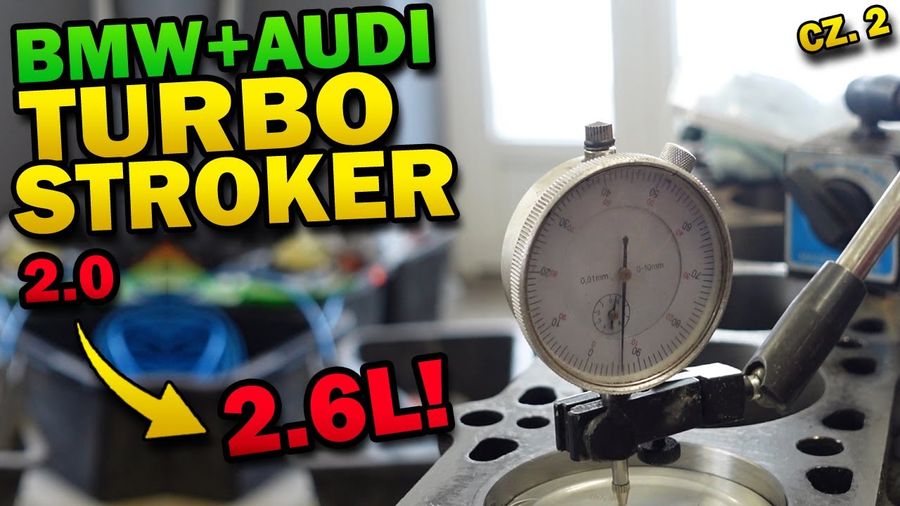 TurBo Stroker BMW 2.6L - Stopień sprężania - Tłoki z Audi, wał korbowy m51 TDS CZ.2