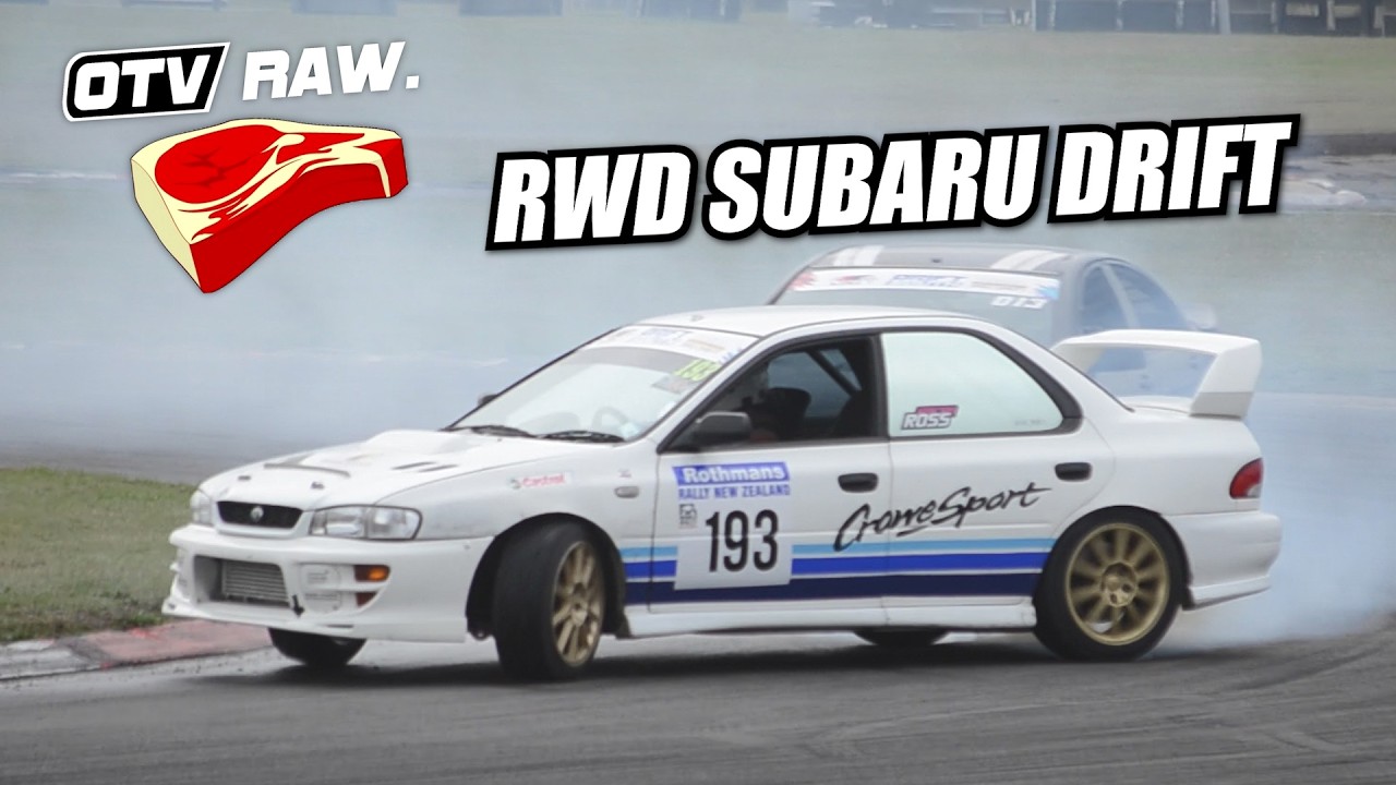 OTV RAW: Subaru Impreza GC RWD Drifting at Ruapuna