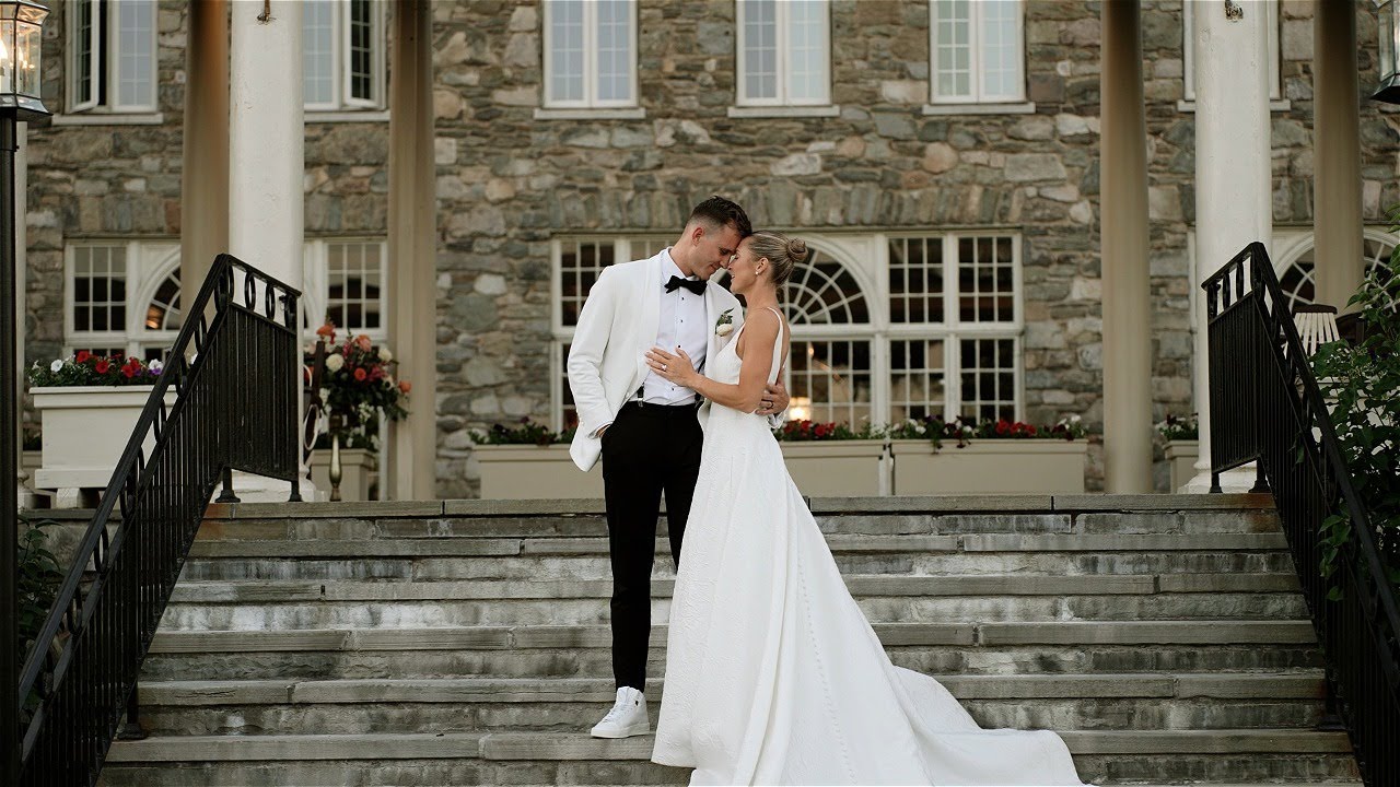 Fun & Romantic Skytop Lodge Wedding | Meghan & Brodie | Poconos PA