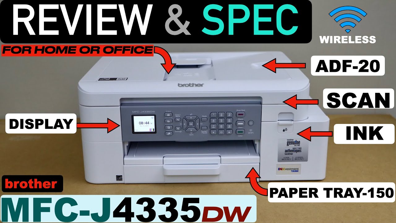 Brother MFC-J4335dw Review & Specifications !