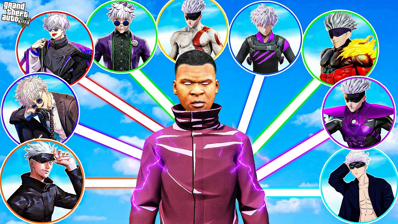 FRANKLIN Upgrading TO THE STRONGEST GOJO in GTA 5 (Hindi) | GTA5 AVENGERS (GTA 5 mods)