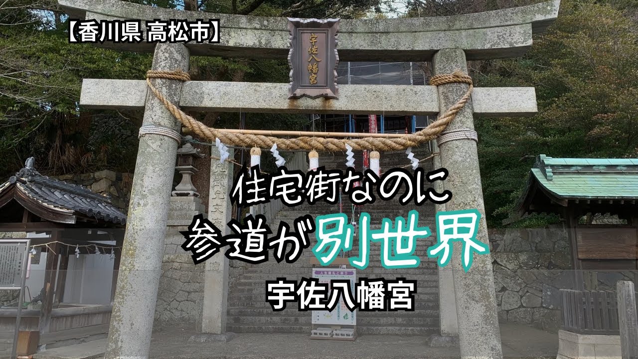 鳥居の先で空気が変わった｜宇佐八幡宮（香川・高松）
