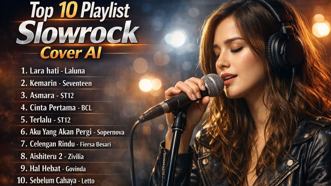 Dengar Ini Saat Malam Sepi | Top 10 Slowrock Cover AI Penuh Kenangan @NOIZARA 