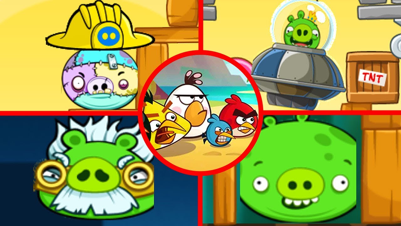 Angry Birds Remade Custom - All Bosses (Boss Fight) 1080P 60 FPS