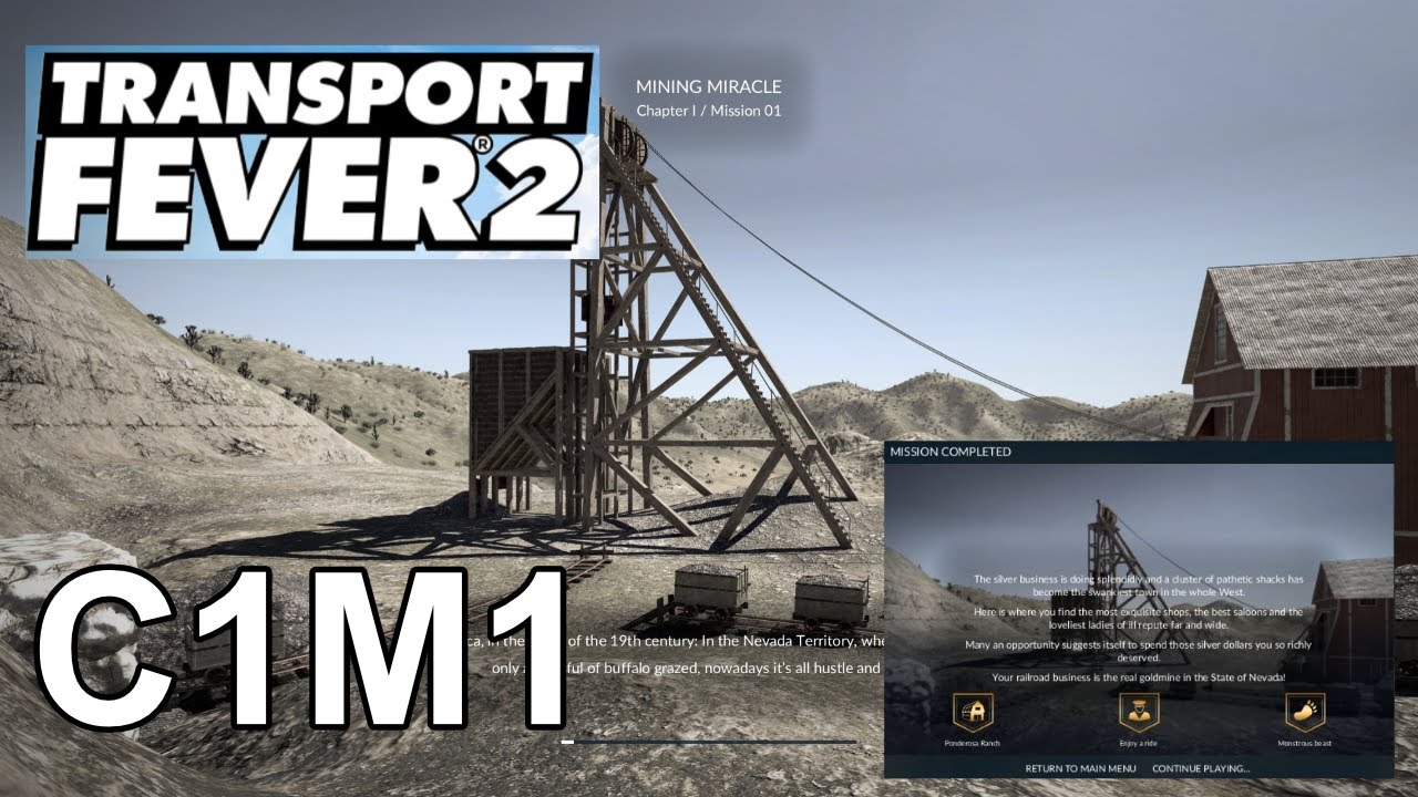 Learning the Ropes | Transport Fever 2 - Walkthrough | Chapter 1 Mission 1 - 
