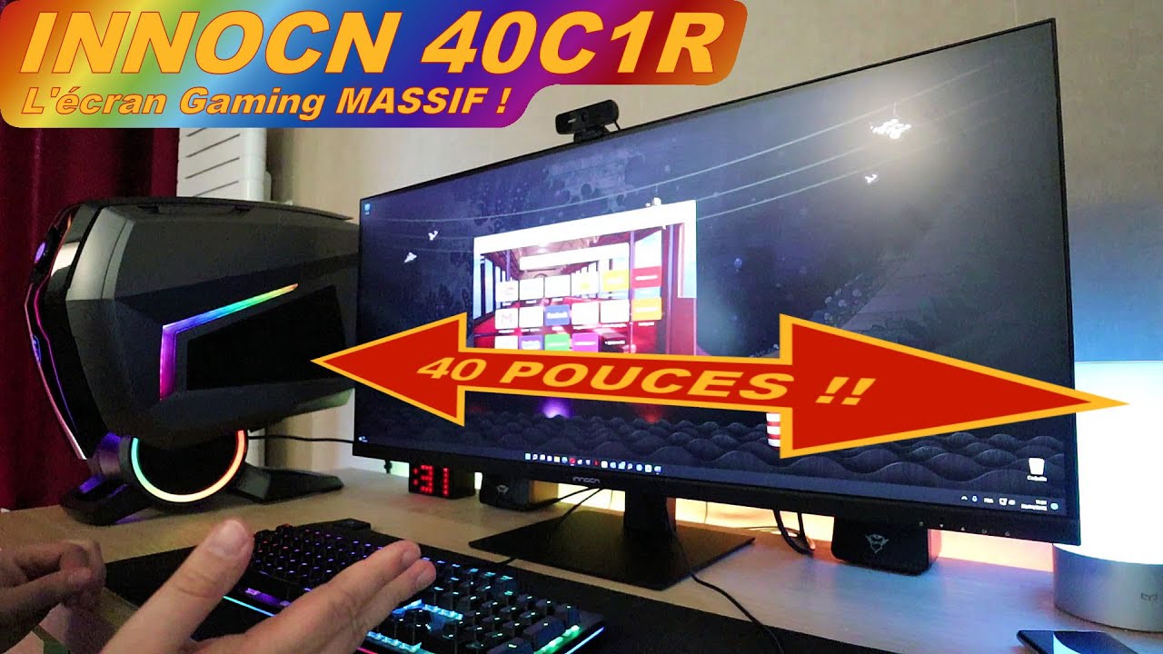 Ecran Gaming Innocn 40C1R : 40 pouces de bonheur (comme ma...