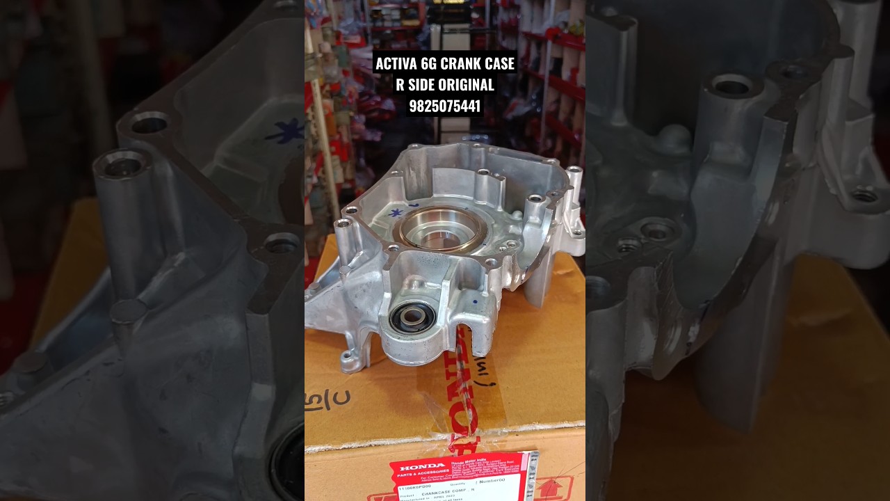 ACTIVA 6 G CRANK CASE ORIGINAL AVAILABLE AT DELUX AUTO SPARES VADODARA #delux #viralvideo #viralshor