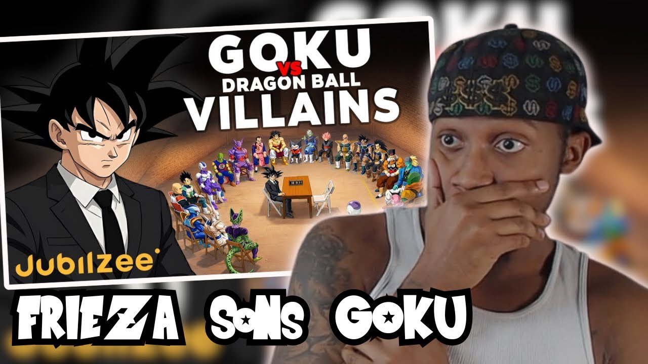 Goku Gets Cooked By Frieza - NoChillSaint Reacts To Goku VS 20 Dragon Ball Villains (Jubilee Parody)