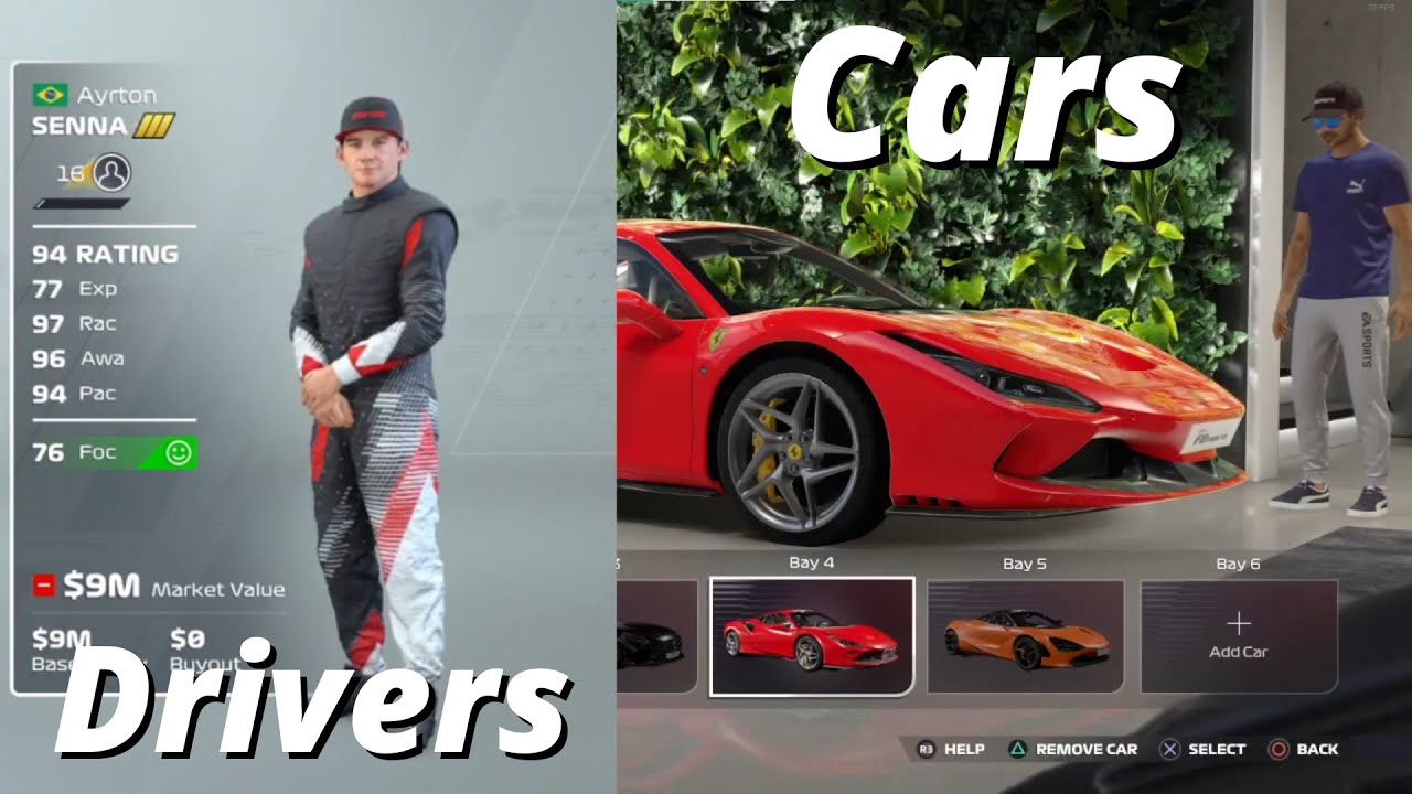 F1 22 - All Cars & Drivers + Ratings