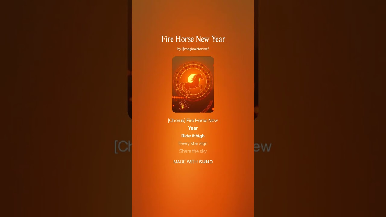 Fire Horse New Year 2026