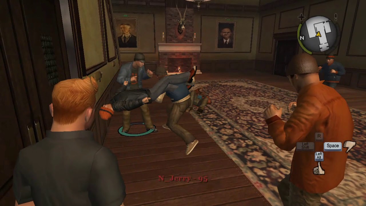 Bully SE: Damon (+Block/1000 HP) vs. Townies
