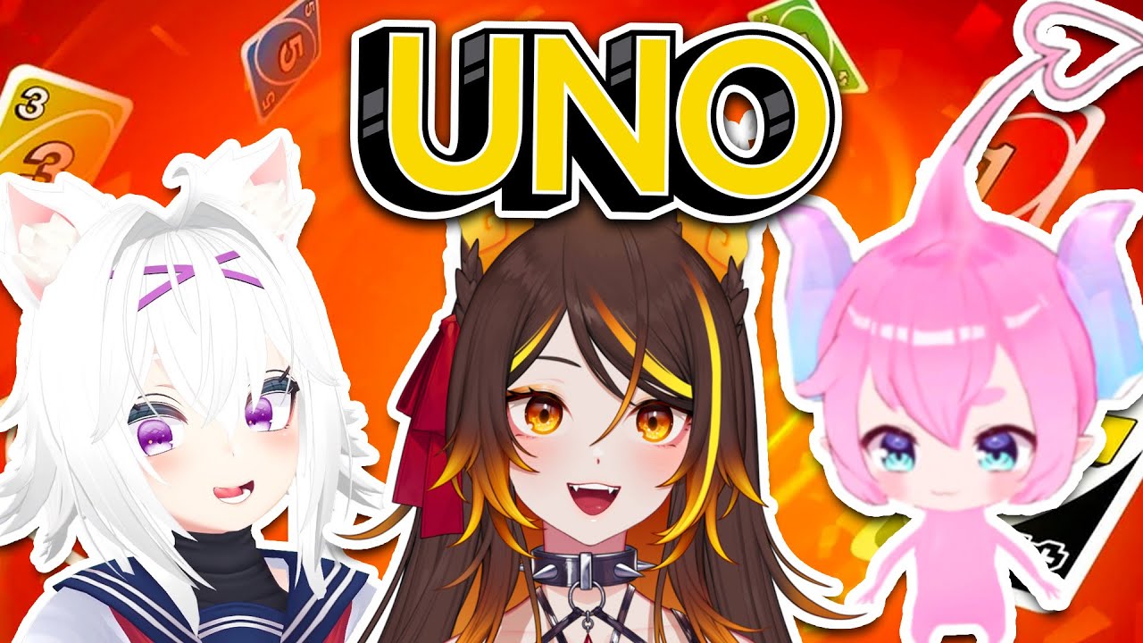 Sinder Plays UNO with Filian, Chibidoki, and Chat!