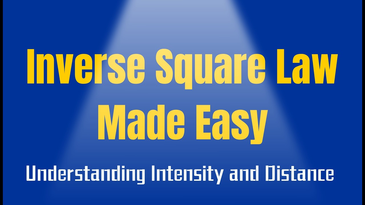 Inverse Square Law Made Easy (With Examples!) | Intensity and Distance