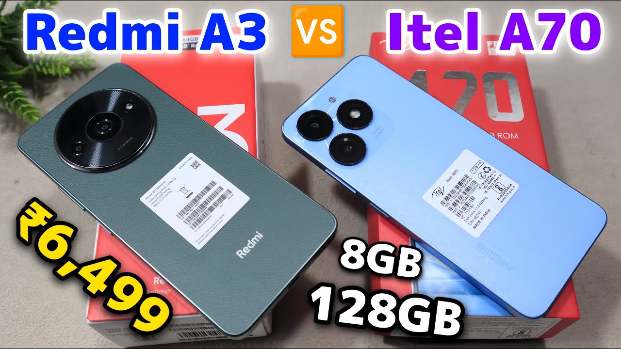 Redmi A3 Vs Itel A70 - Which Should You Buy ? ⚡⚡