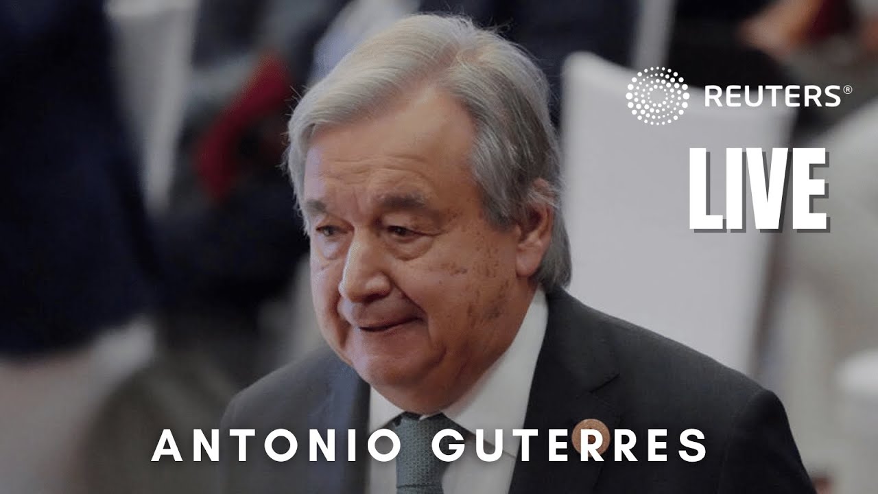 LIVE: Antonio Guterres holds a news conference on sidelines of G20 summit