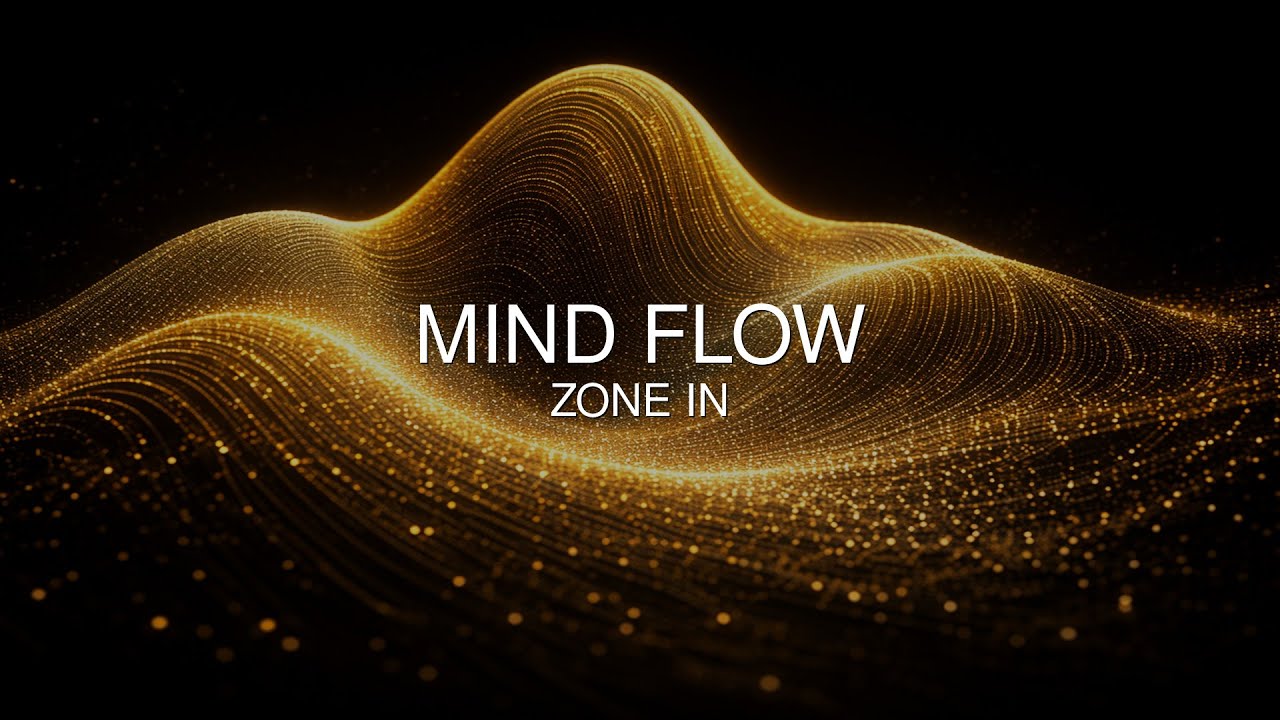 40Hz Focus Boost: Deep Work Ambient Music & Pink Noise Study Aid