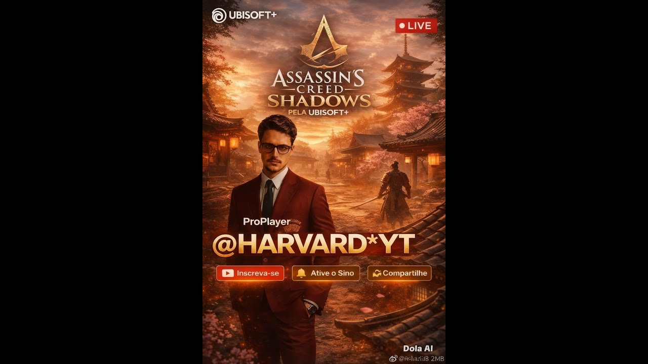 Samurais não me respeitam 😡 Assassin’s Creed Shadows AO VIVO 🔴