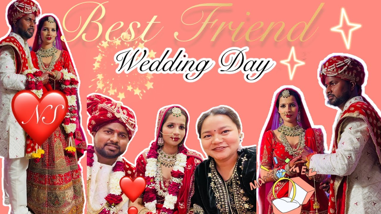 Best Friend Wedding || Ring 💍 Ceremony/ Varmala Ceremony ||Wedding vlog-2 #wedding #vlog #bffwedding