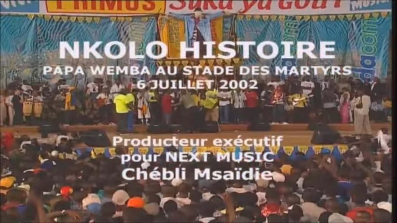 Papa Wemba & Nouvelle Écrita - Concert Live au Stade des Martyrs de Kinshasa - Intégralité (2002)