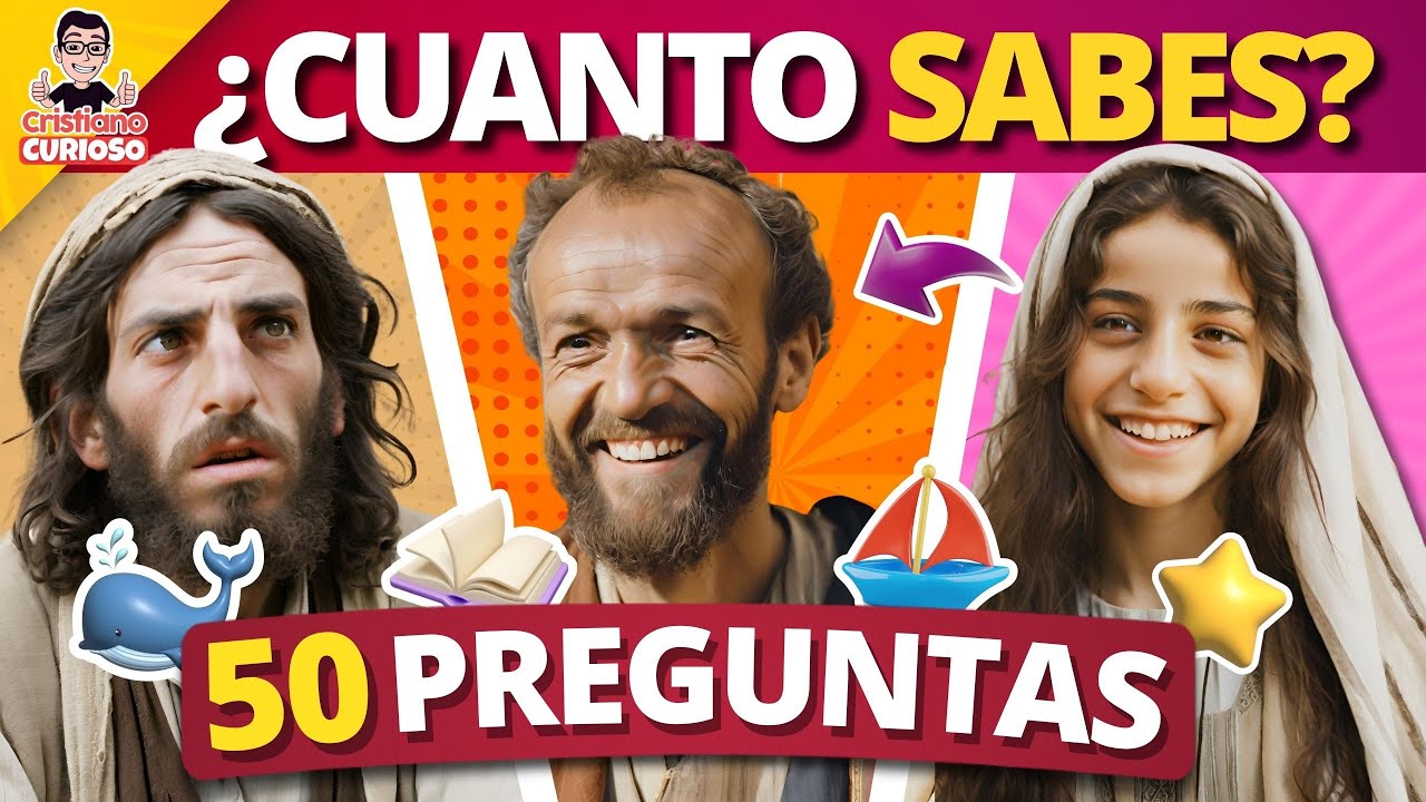 50 PREGUNTAS RÁPIDAS DE LA BIBLIA #13🧠| TEST BÍBLICO