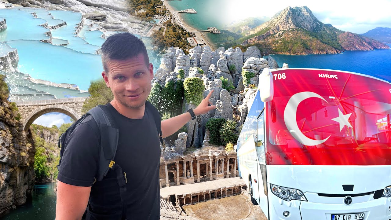 Varázslatos Török Riviéra: Busszal Antalya-tól Pamukkale-ig