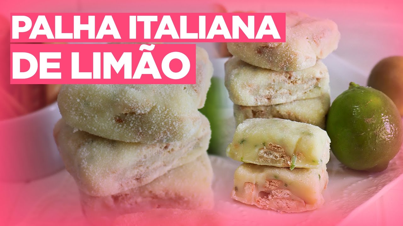 RECEITA palha italiana de limão PASSO A PASSO