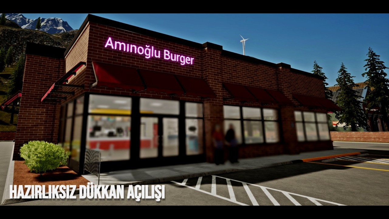 DÜKKANA YENİ MASA SANDALYE ALDIK I FAST FOOD SIMULATOR BÖLÜM 4
