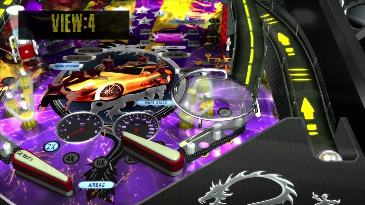 FX Pinball - Xbox 360 - Speed Machine Table (Playthrough/Longplay) 4K
