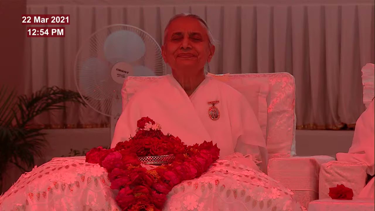 Dadi Gulzar Bhog Sandesh and Baba's Drusti through  BK Vedanti Behn Ji