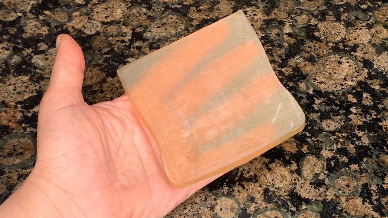 طريقة صنع صابون الجليسرين الخام و اعادة تشكيلة